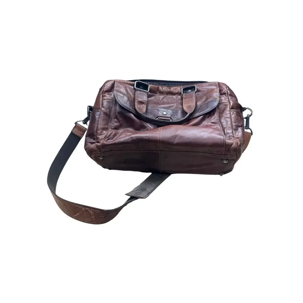 Vintage Jack George's leather messenger bag